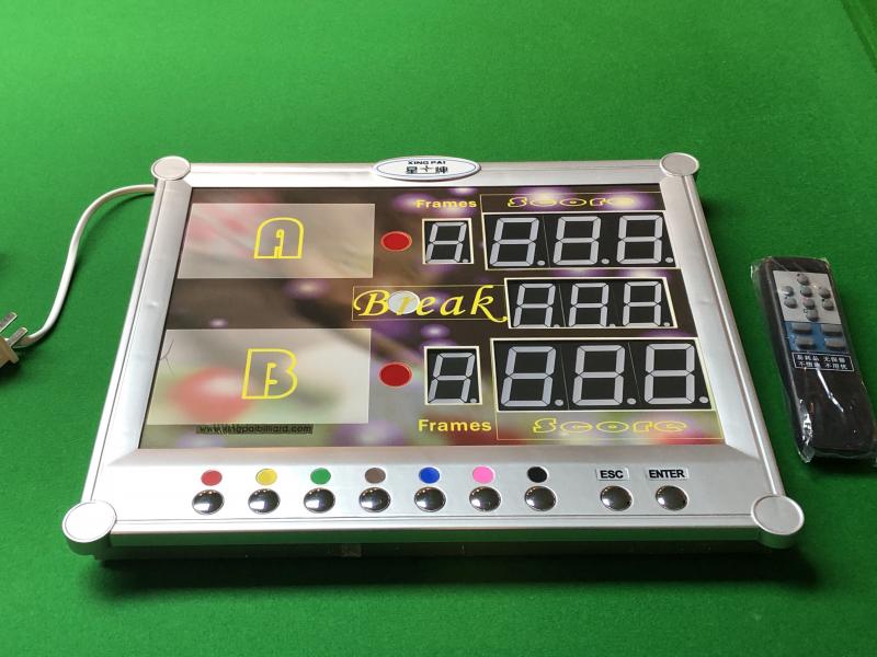 Snooker scoreboards: Three modern options