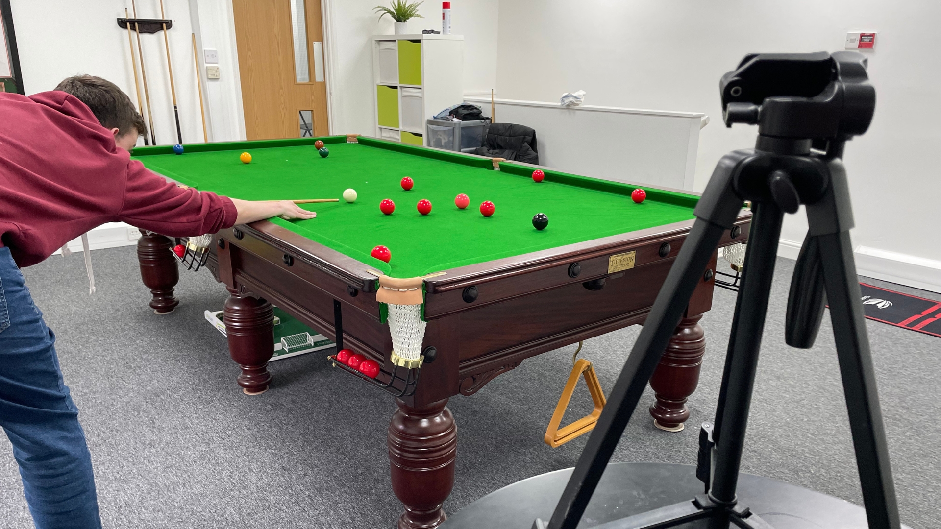 Options for filming your snooker matches